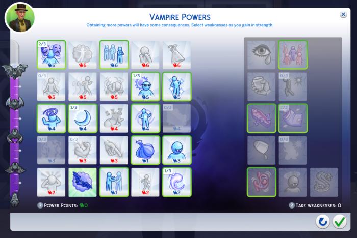 Vampire rank cheats sims 4
